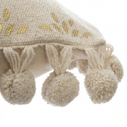Coussin "Shine" coton ivoire 40 x 40 cm Atmosphera