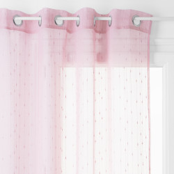 Voilage tissé Plumetis "Anissa" 140 x 240 cm Atmosphera