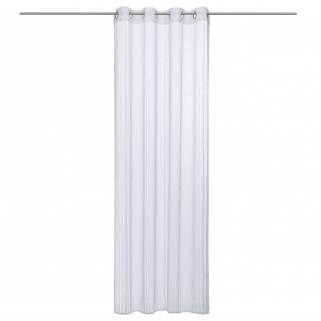 Voilage tissé lignes verticales "Lisa" 140 x 240 cm Atmosphera
