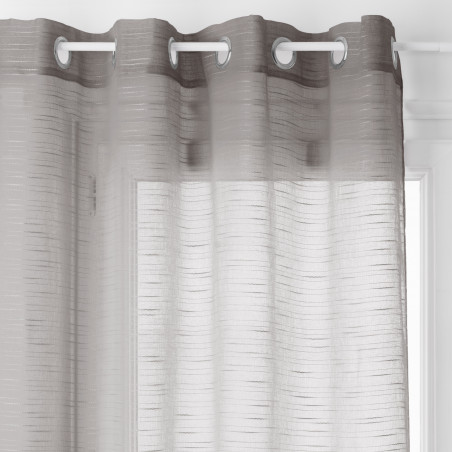 Voilage tissé sablé "Sam" 140 x 240 cm Atmosphera