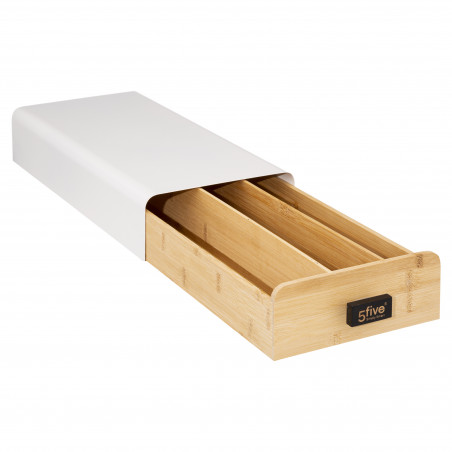 Porte capsules "Modern color" tiroir en bambou Atmosphera
