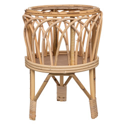 Cache pot en rotin sur pied "Carmen" Atmosphera