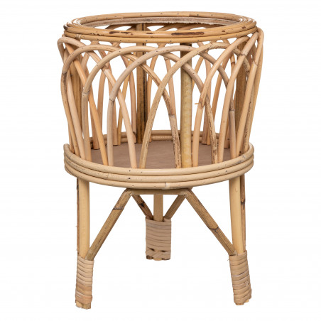 Cache pot en rotin sur pied "Carmen" Atmosphera
