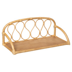 Étagère murale "Rétro" en rotin pour chambre d'enfant Atmosphera Kids