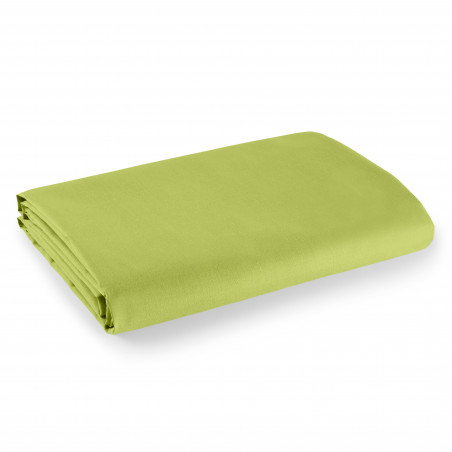 Drap plat 100% Coton / 57 fils/cm²