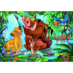 Parure de couette 140 x 200 "Le Roi Lion" Microfibre / 100% Polyester