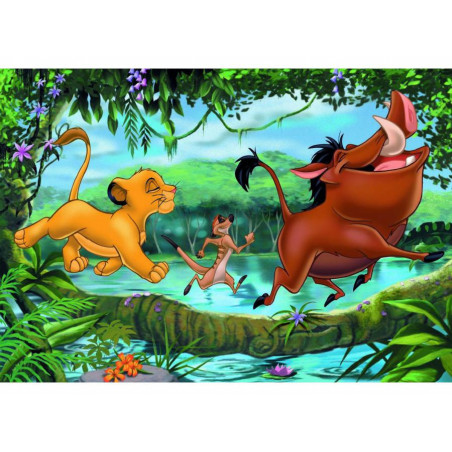 Parure de couette 140 x 200 "Le Roi Lion" Microfibre / 100% Polyester