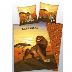 Parure de couette 140 x 200 "Le Roi Lion" Microfibre / 100% Polyester