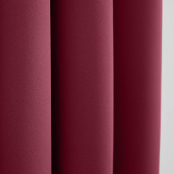 Lot de 2 rideaux occultant bordeaux 140 x 260 cm