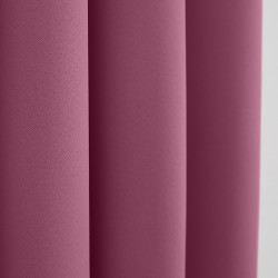 Lot de 2 rideaux occultant rose poudré 140 x 260 cm