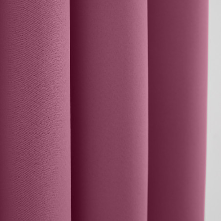 Lot de 2 rideaux occultant rose poudré 140 x 260 cm