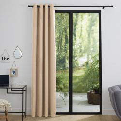 Rideau occultant beige clair 140 x 260 cm
