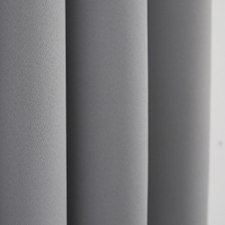 Rideau occultant gris clair 140 x 260 cm