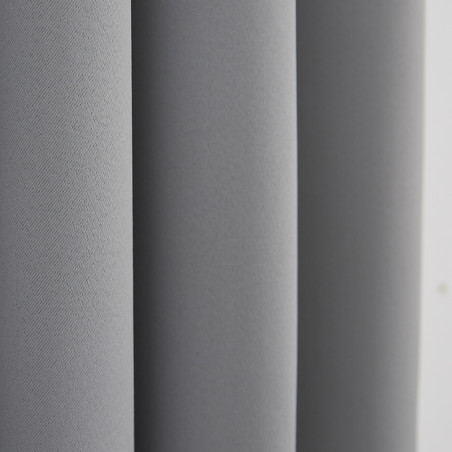 Rideau occultant gris clair 140 x 260 cm
