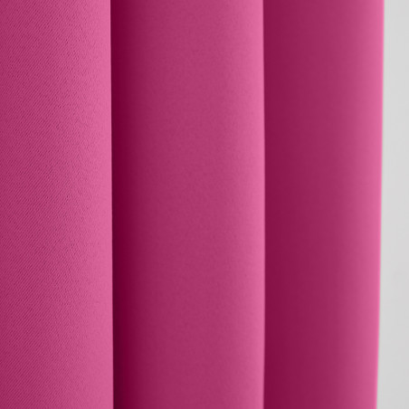 Rideau occultant fushia 140 x 260 cm