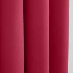 Rideau occultant rouge 140 x 260 cm