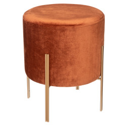 Tabouret en velours "Living" Atmosphera