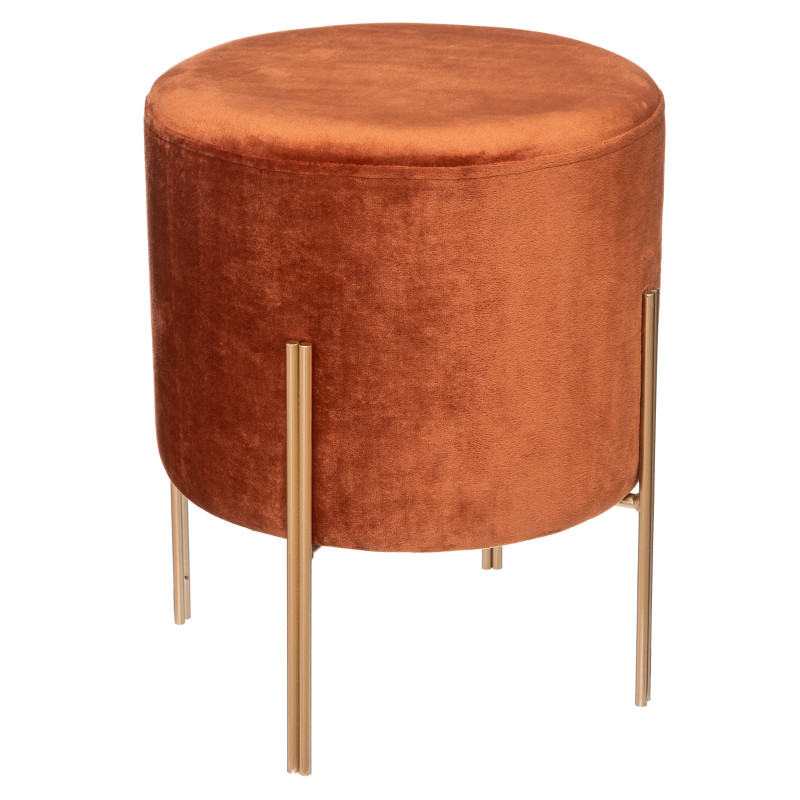 Tabouret en velours "Living" Atmosphera