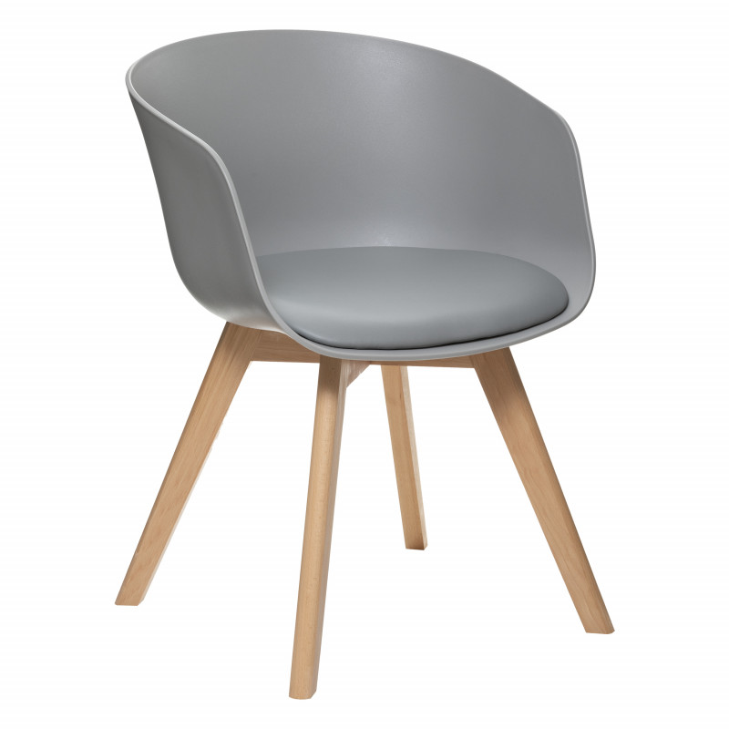 Fauteuil Design "Baya" style scandinave Atmosphera