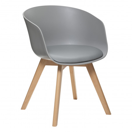 Fauteuil Design "Baya" style scandinave Atmosphera