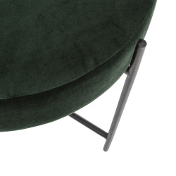 Tabouret velours cosy et polyvalent "Arty" Atmosphera