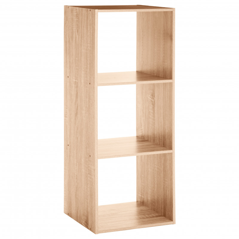 Étagère 3 cases Mix naturel Atmosphera