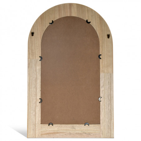 Miroir rotin tissé naturel Cannage "Arche" hauteur 95 cm Opjet