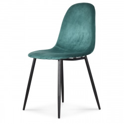 Lot de 2 chaises en velours "Josef" Opjet