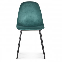 Lot de 2 chaises en velours "Josef" Opjet