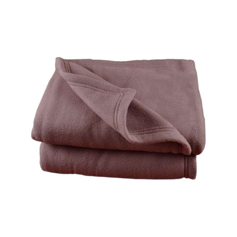 Couverture polaire  220 x 240 cm chocolat