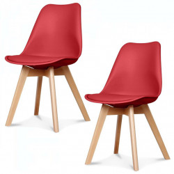 Lot de 2 chaises style...