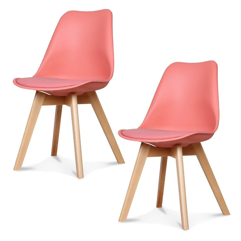 Lot de 2 chaises style scandinave "Oslo" Opjet