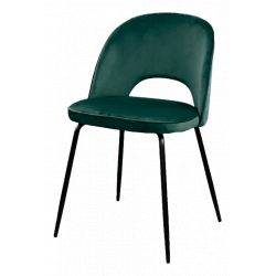 Chaise en velours design "Gabriella" Opjet