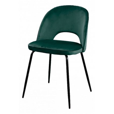 Chaise en velours design "Gabriella" Opjet