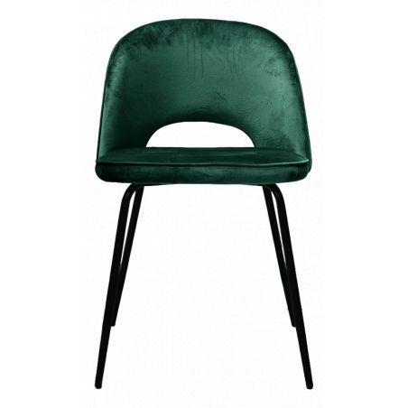 Chaise en velours design "Gabriella" Opjet