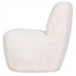 Fauteuil "Eve Doudou" imitation fourrure naturel Opjet