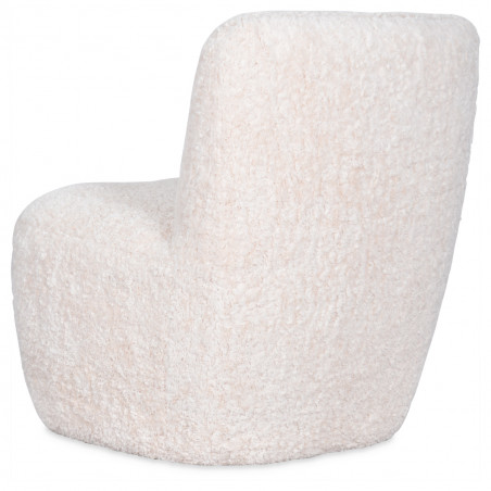 Fauteuil "Eve Doudou" imitation fourrure naturel Opjet
