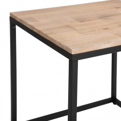 Lot de 3 tables basses "Edéna" métal & bois d'acacia Atmosphera