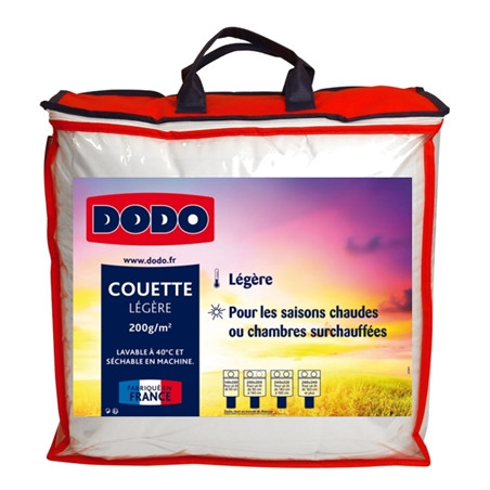 Couette légère 100% Polyester Fibre recyclée CIRCUL’AIR® Dodo