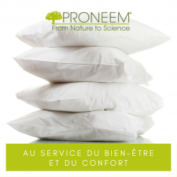 Lot de 2 oreillers moelleux antiacariens Proneem® Fibre VOLUPT’AIR® Dodo