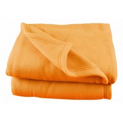 Couverture polaire  220 x 240 cm miel