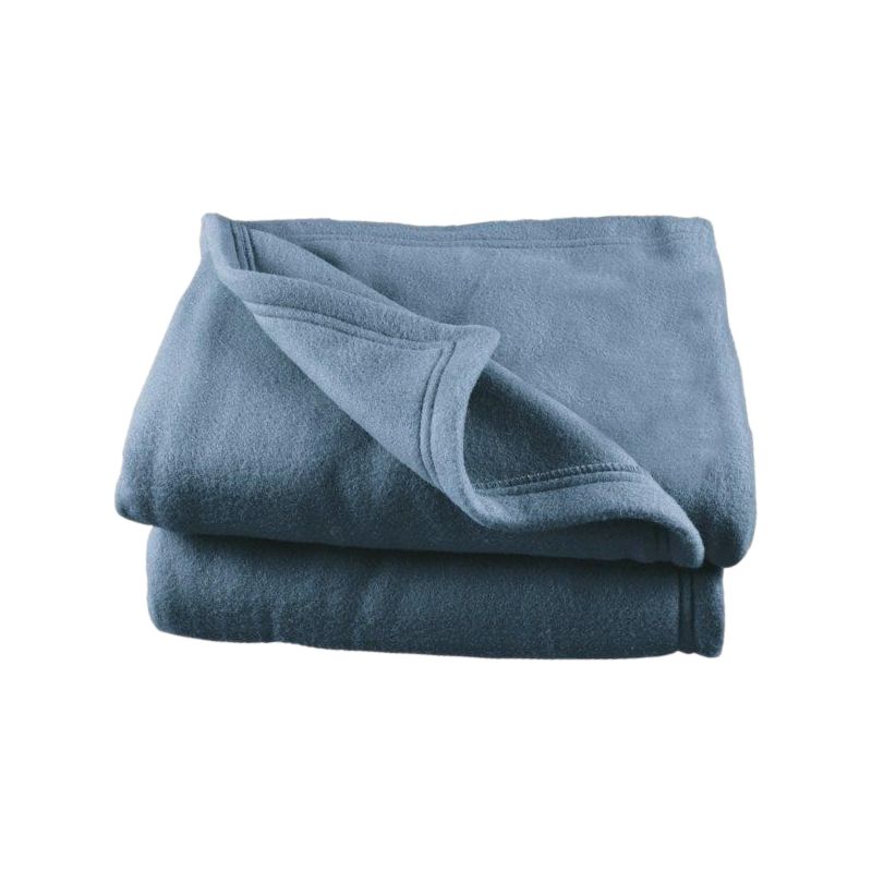 Couverture polaire  220 x 240 cm myosotis