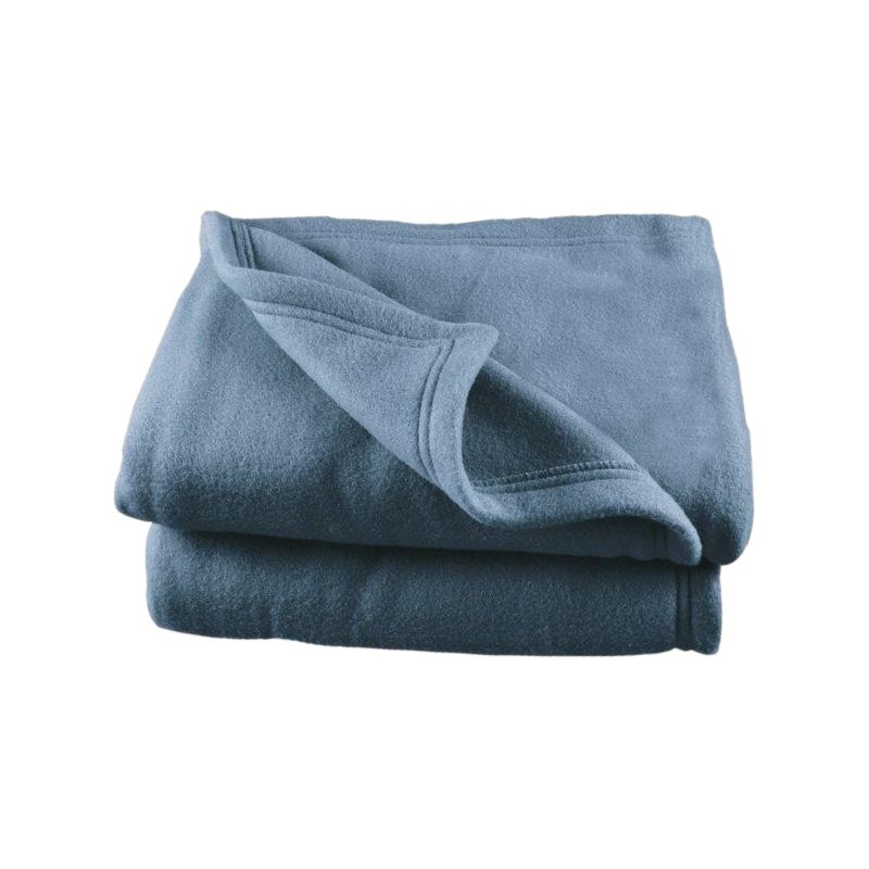 Couverture polaire  180 x 220 cm myosotis