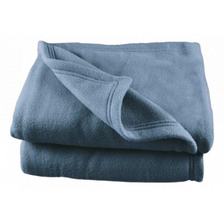 Couverture polaire  180 x 220 cm myosotis