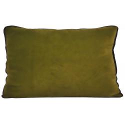 Coussin velours de coton garni "Isilde" Vent du sud