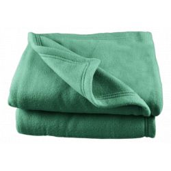 Couverture polaire  180 x 220 cm tilleul