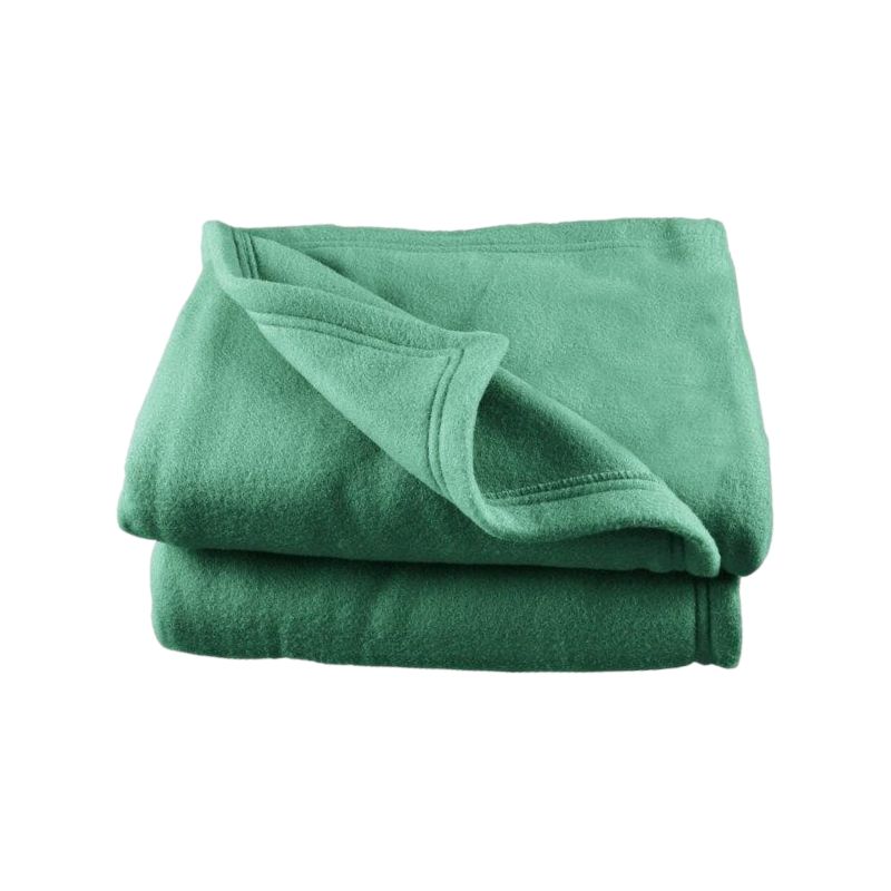 Couverture polaire  180 x 220 cm tilleul
