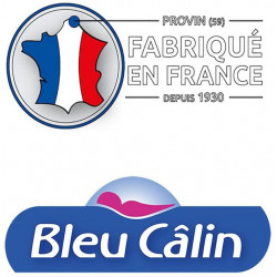 Lot de 2 oreillers Hotelier à bouillir Hygiafil 60 x 60 cm "Bleu Calin"