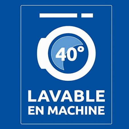 Lot de 2 Oreillers "Super Gonflant Isolane" Bleu Calin