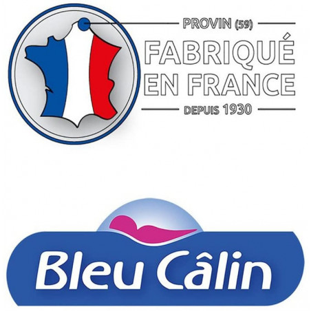 Lot de 2 Oreillers "Super Gonflant Isolane" Bleu Calin